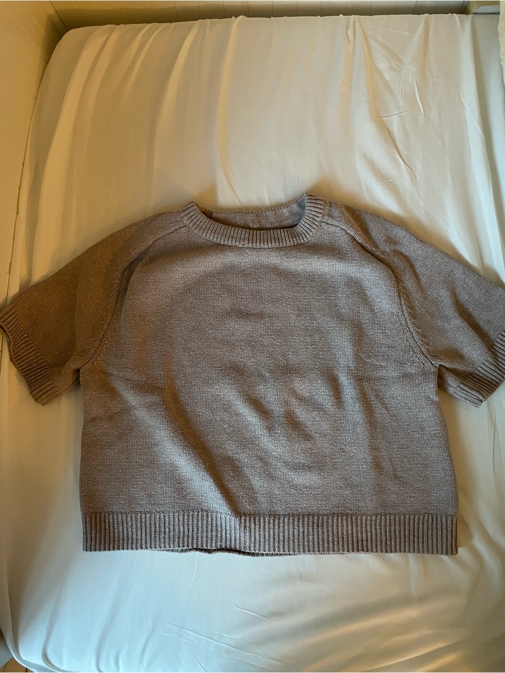Abercrombie & Fitch Neutral Taupe Crew Neck Sweater